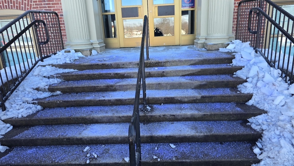 icy steps