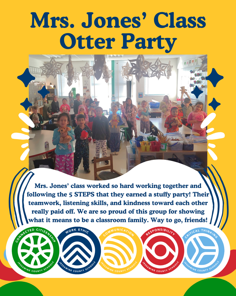 Mrs. Jones' class stuffy party