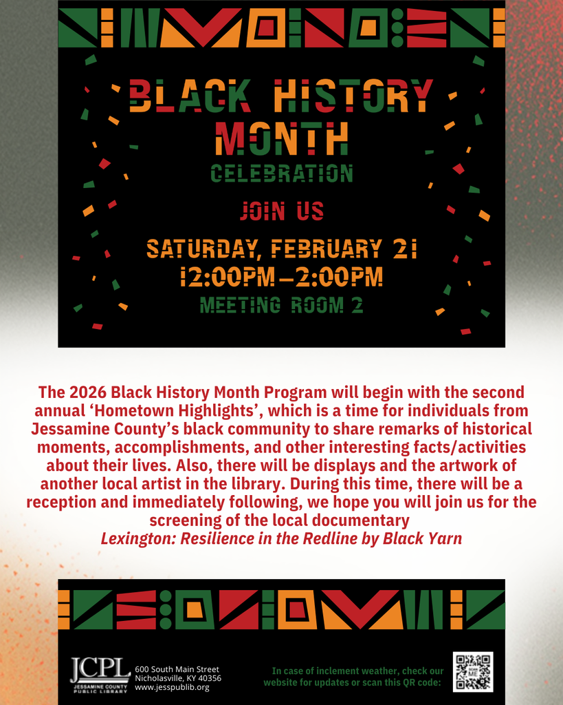 BHM celebration Sat at JCPL