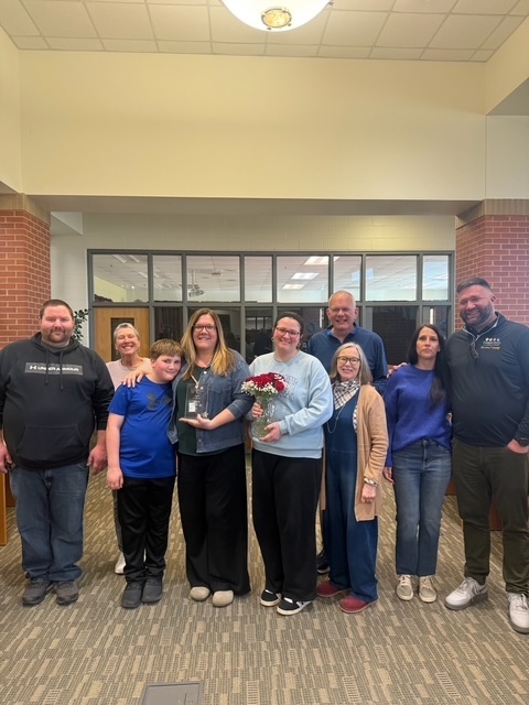 Carrie Roe and family