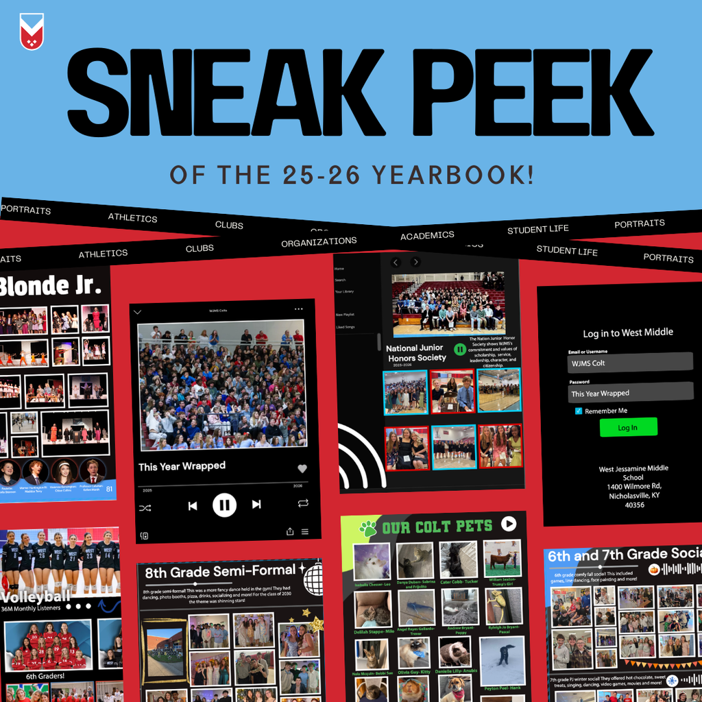 Sneak peek of the 25-26 yearbook!