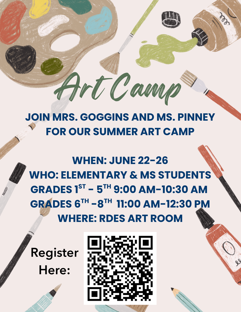 Elementary and Middle School Art Camp