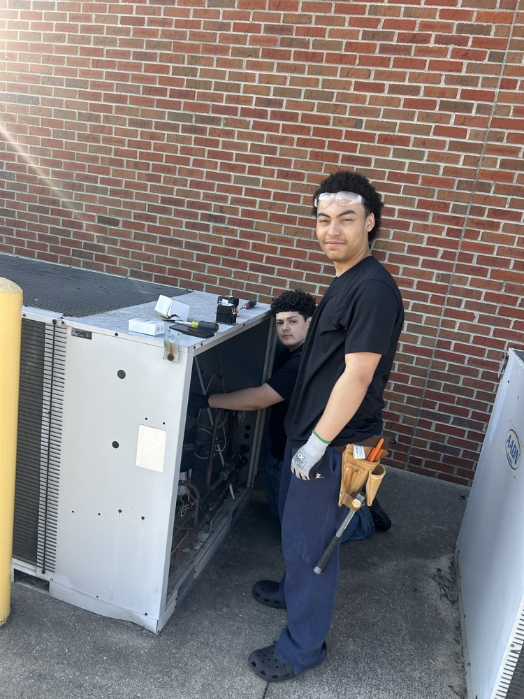 student workers developing their trade