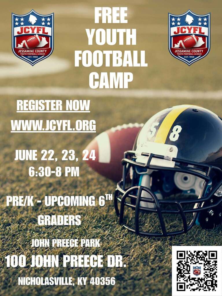 Free youth football camp