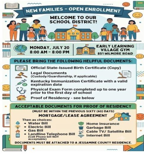 Open enrollment July 20th