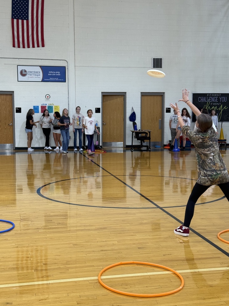 8th grade physical education incorporating fun and learning.