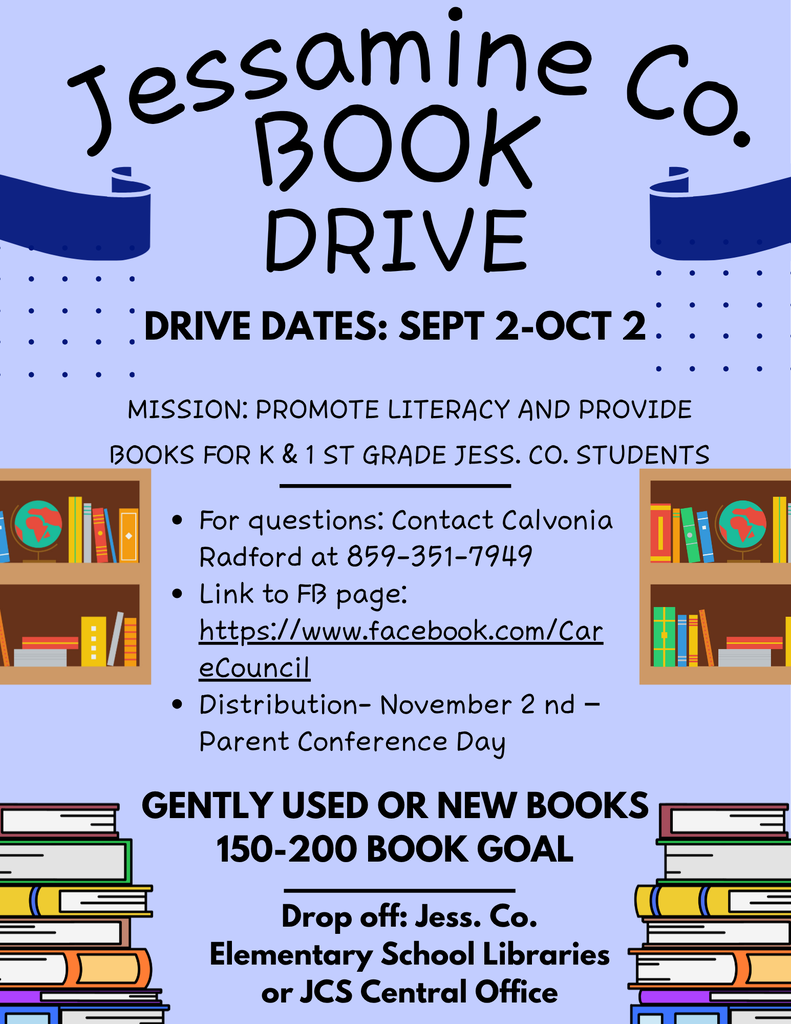 jessamine county book drive