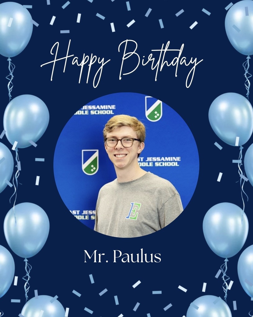 Happy Birthday graphic for Mr. Paulus.