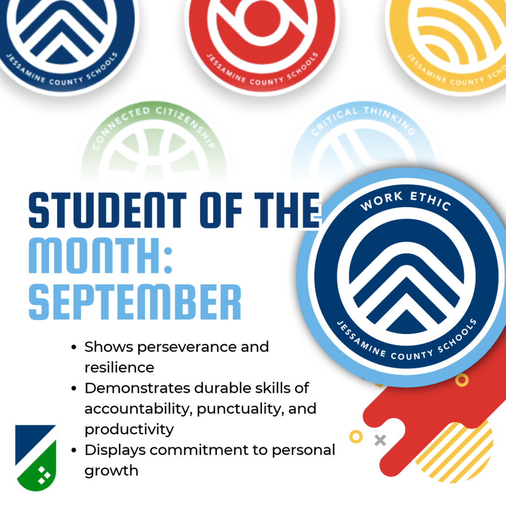 September's Graduate Profile focus is on Work Ethic!
