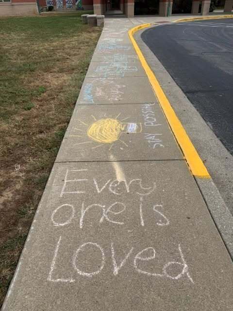 EJMS sidewalk