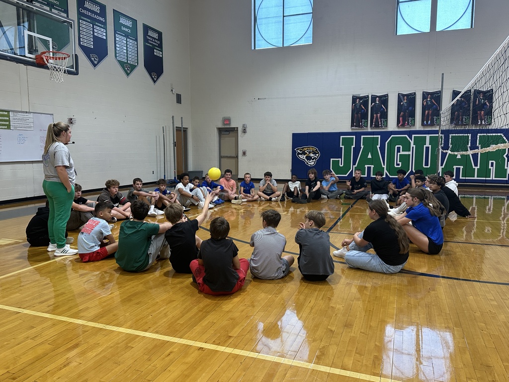 Students engaging in community circles.