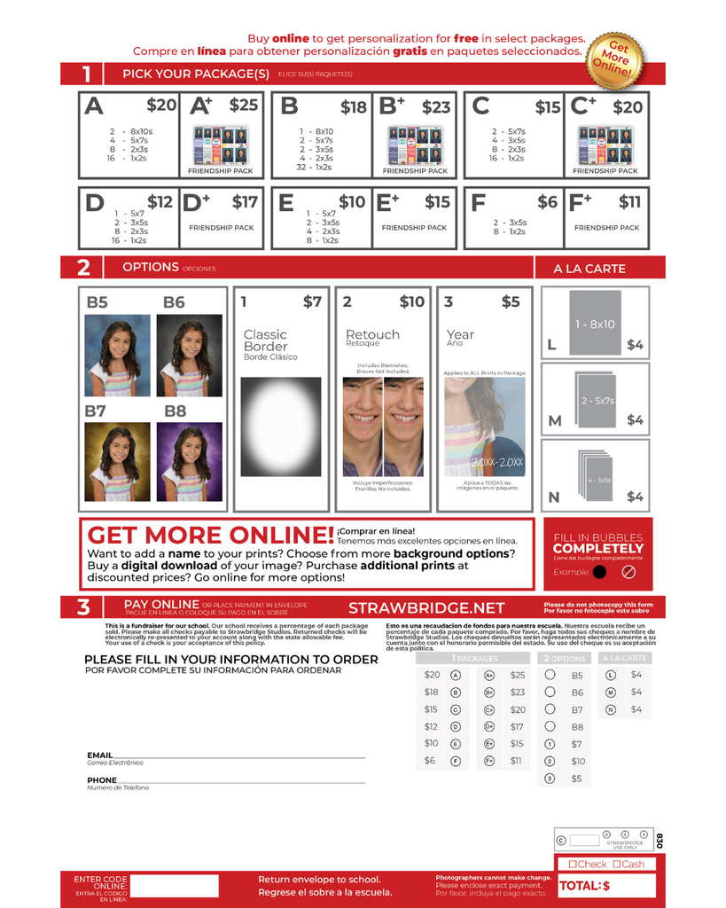 EJMS Picture Day flier for October 13th.