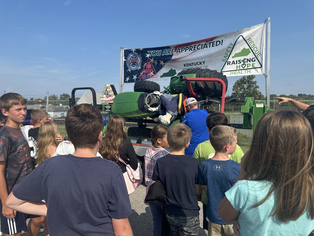 students on ag day