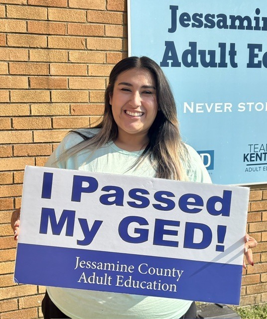 Rosa, GED grad
