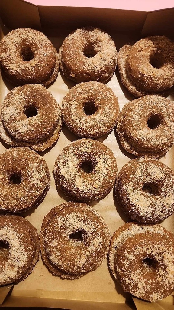 Amazing apple cider donuts from Kate’s Cocoa Kitchen!