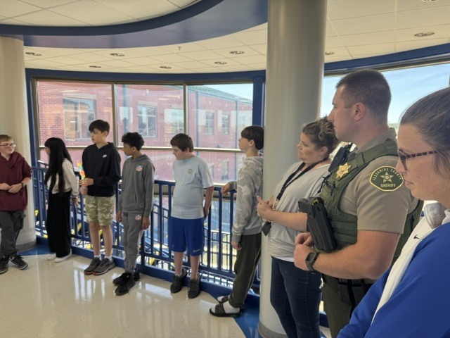 Mrs. Morgan's class participating in community circles.