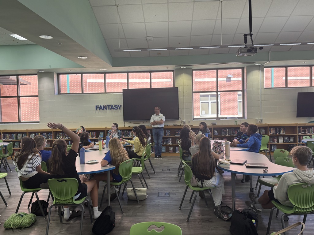 Scott Harvey visiting EJMS to give students the tools to be a positive force in our community.