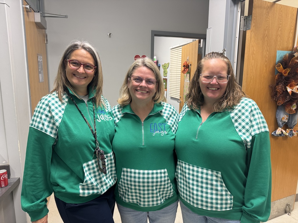 EJMS staff wearing matching outfits.