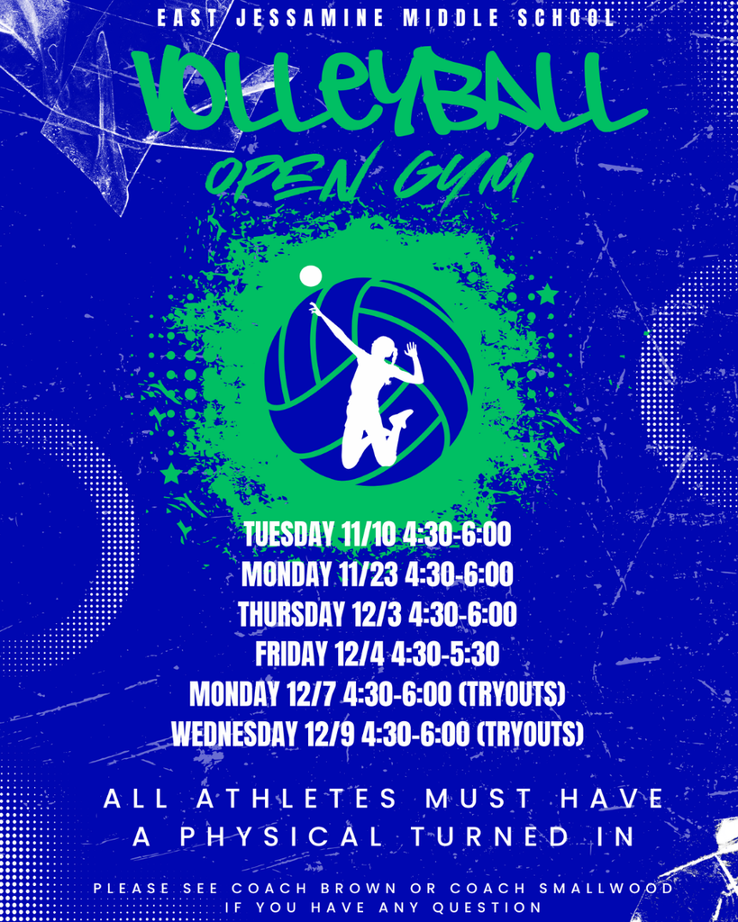 Volleyball open gym dates and times