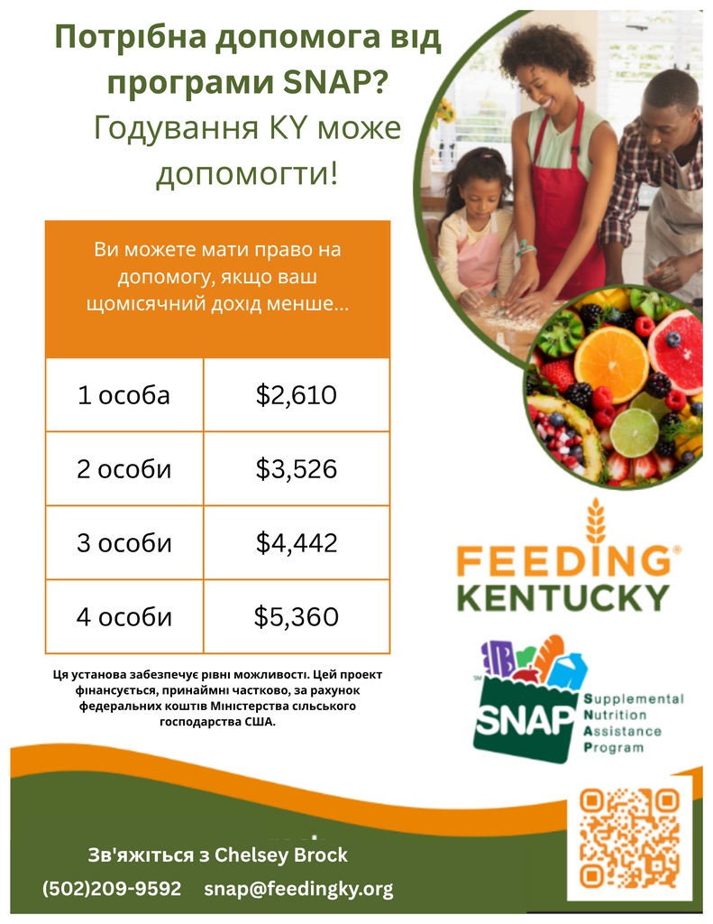 SNAP flyer