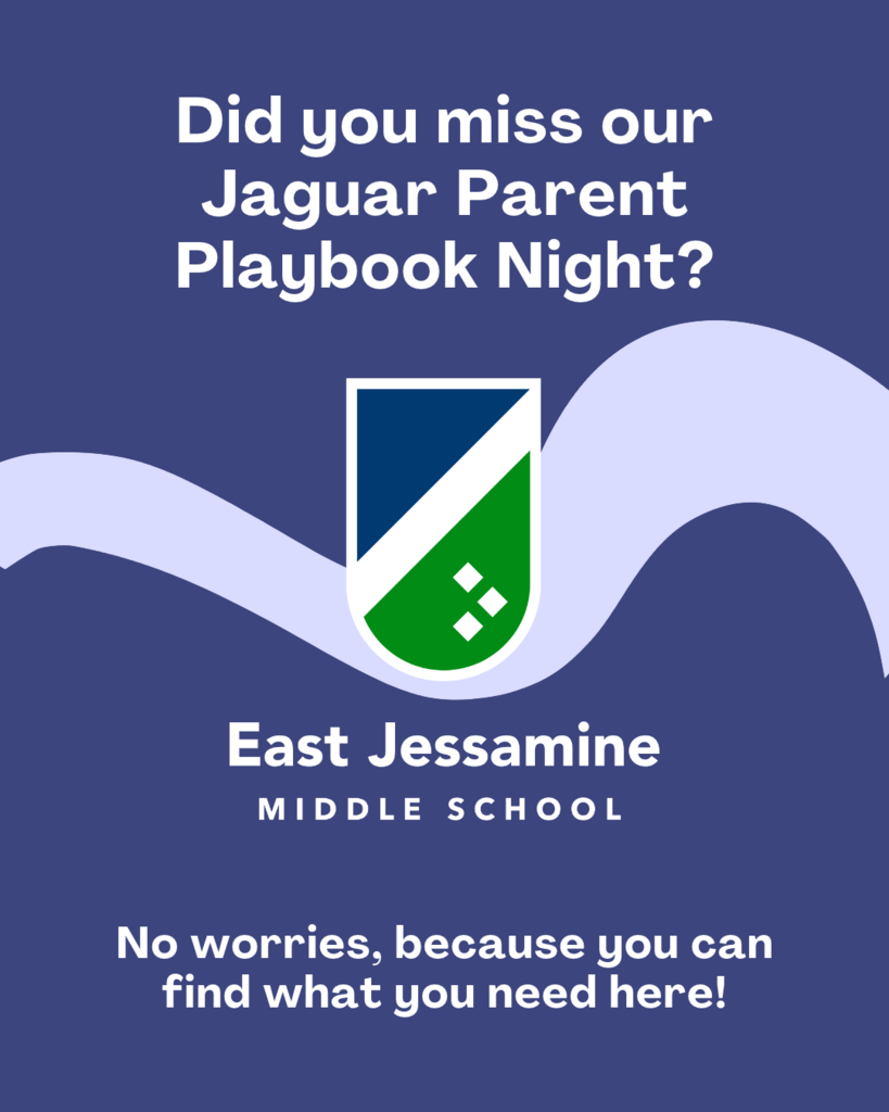 EJMS Jaguar Parent Playbook info.