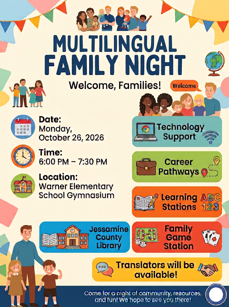 multi lingual family night