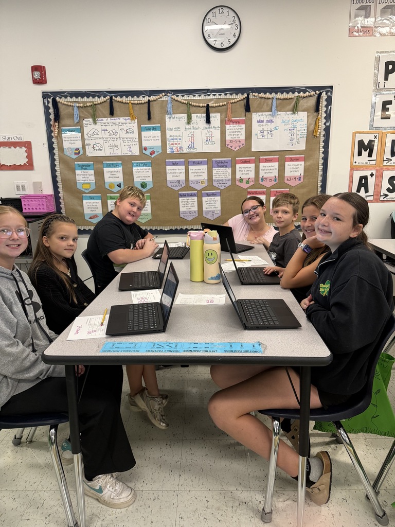 Students in the Entrepreneurship class (Business and Marketing pathway) working with 5th graders at Warner Elementary School on their Entrepreneurship Fair projects!