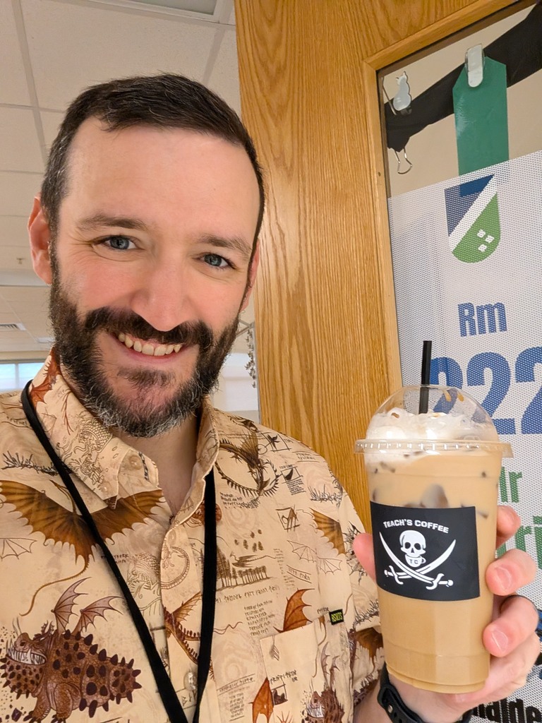 EJMS teachers enjoying coffees gifted by the community and supplied by Teach’s Coffee!