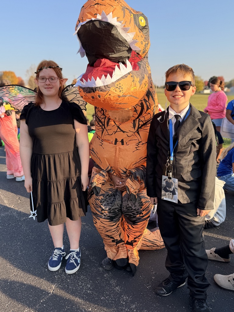 EJMS students and staff celebrating spooky season with fun costumes!