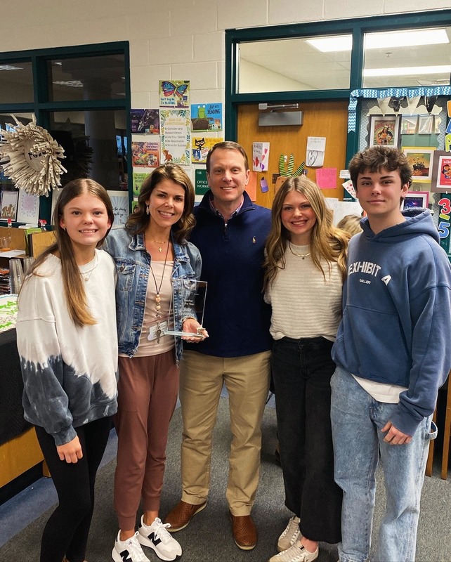 Mrs. Pearman WES Teacher of the Year! Wilmore Elementary School