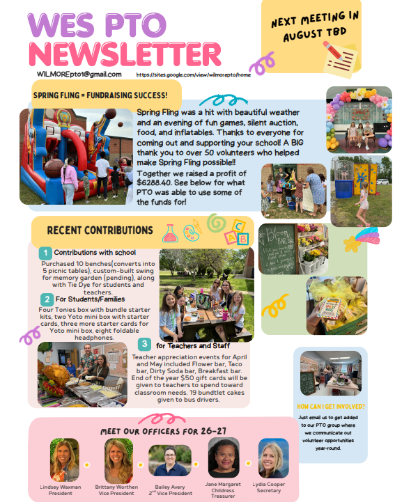 PTO Newsletter May