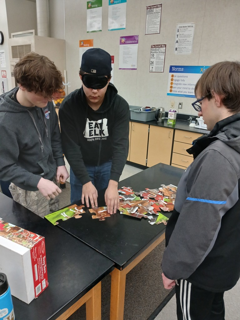 FFA State Officers Livvy Sturm and Kendall Holcomb teaching a leadership workshop to High School