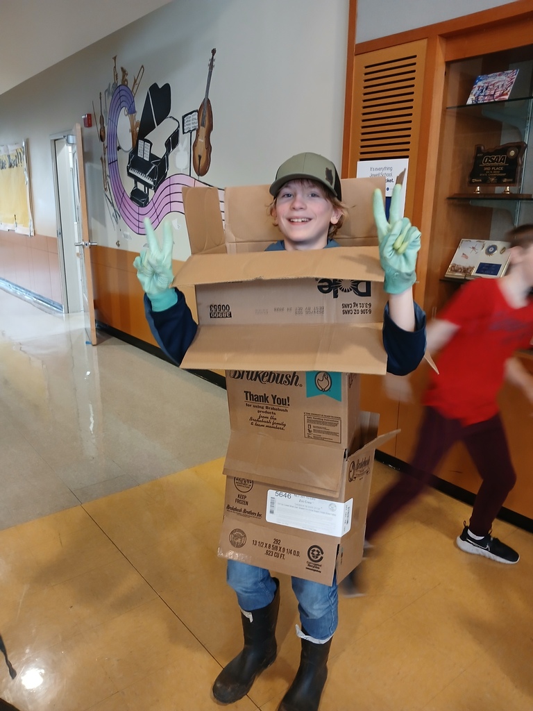 6th grade getting really into the cardboard project to expand the pumpkin patch