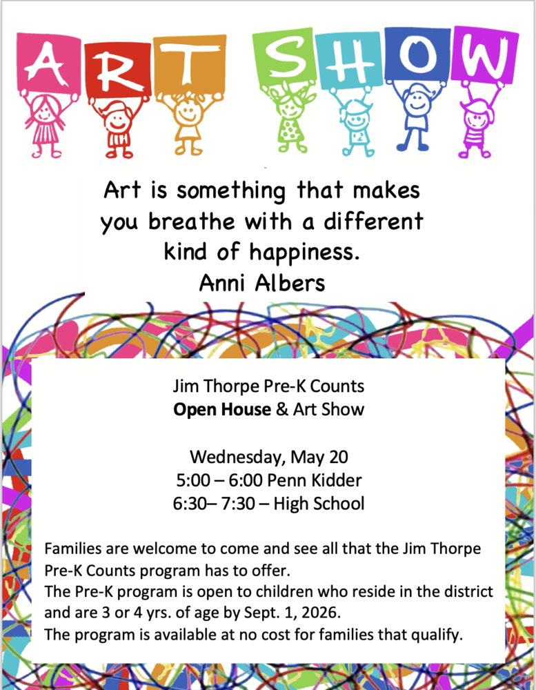 Pre-K Open House and Art Show