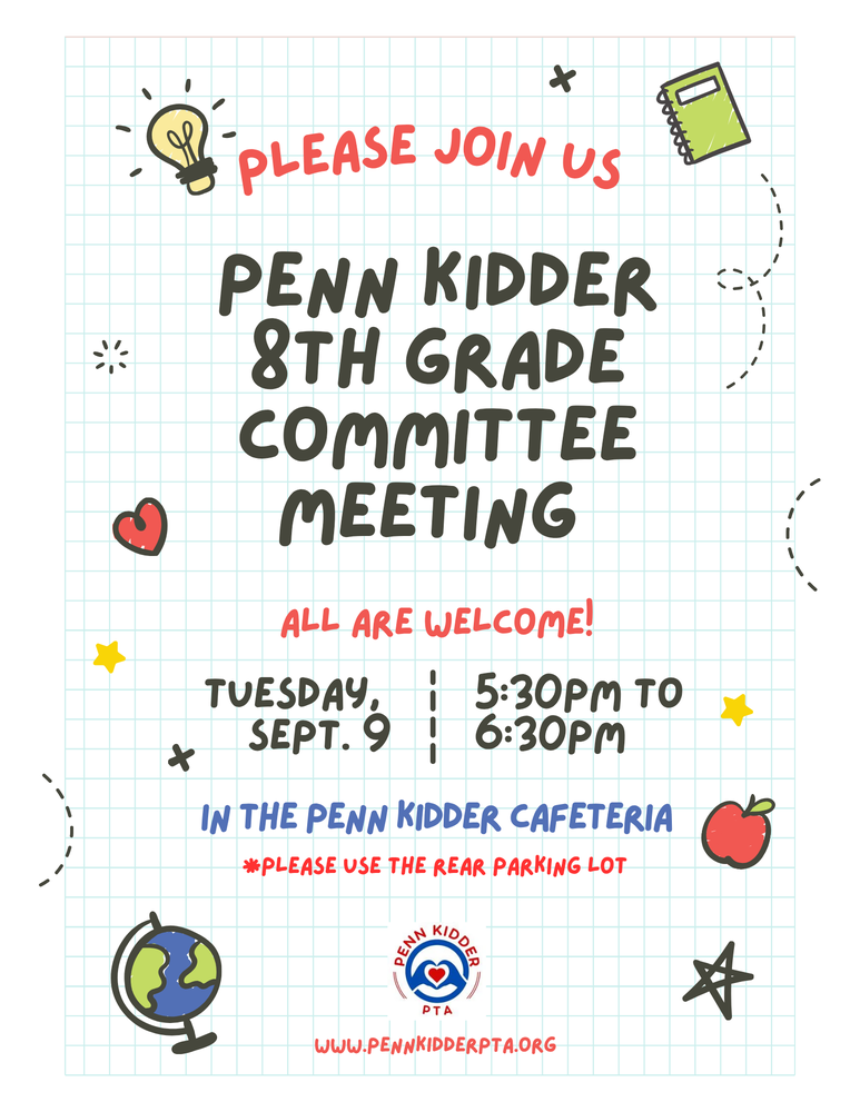 8th grade committee mtg