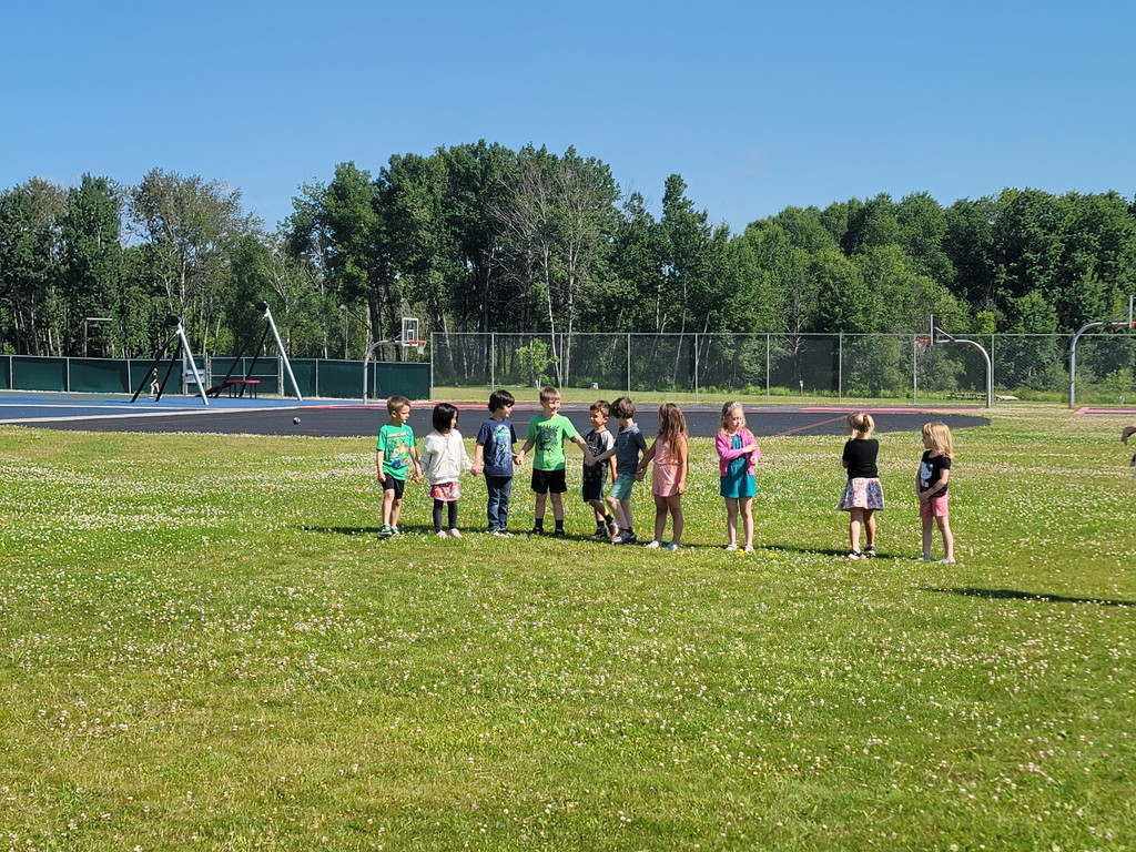 First Grade Playing Red Rover at Summer School