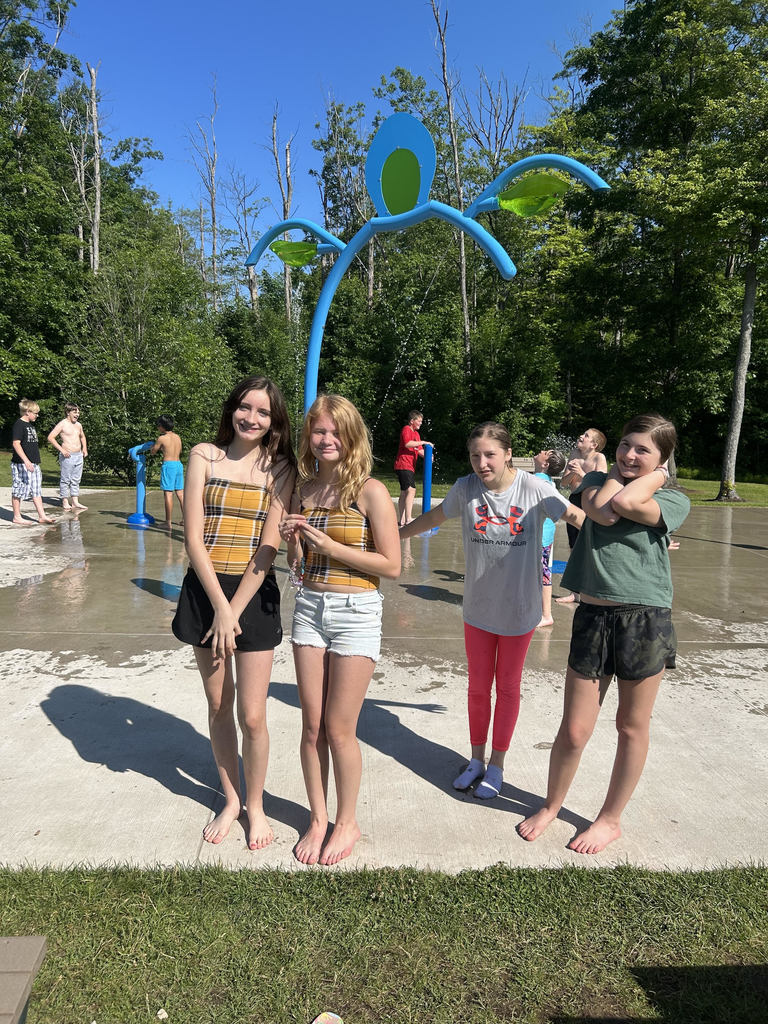 Middle School Summer School at the Splash Pad