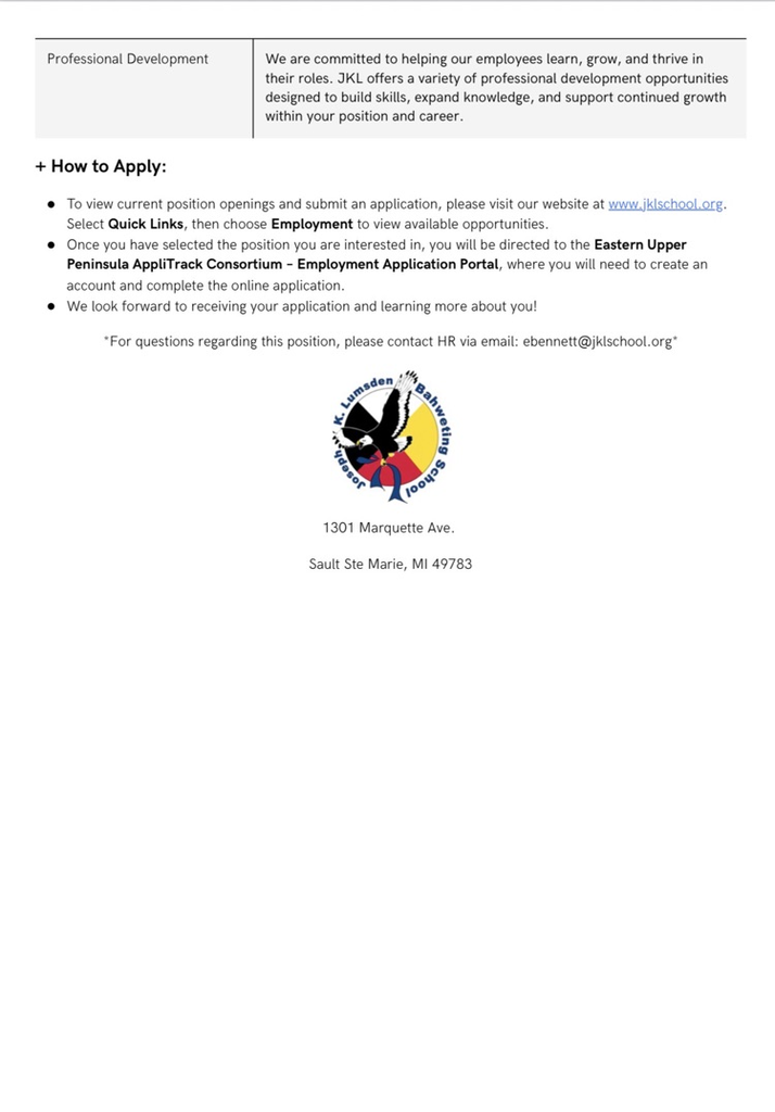 Bus Driver position description