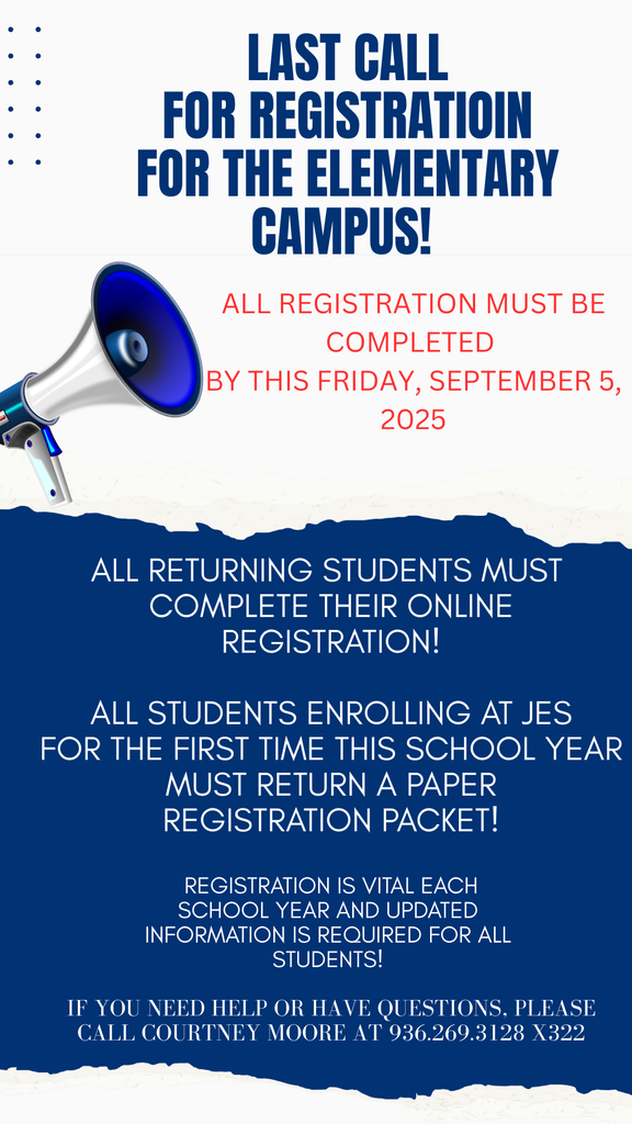 Registration must be completed by this Friday!