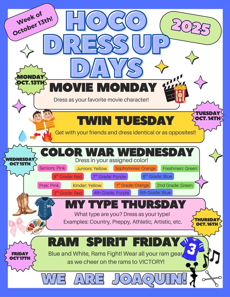 hoco dress up days