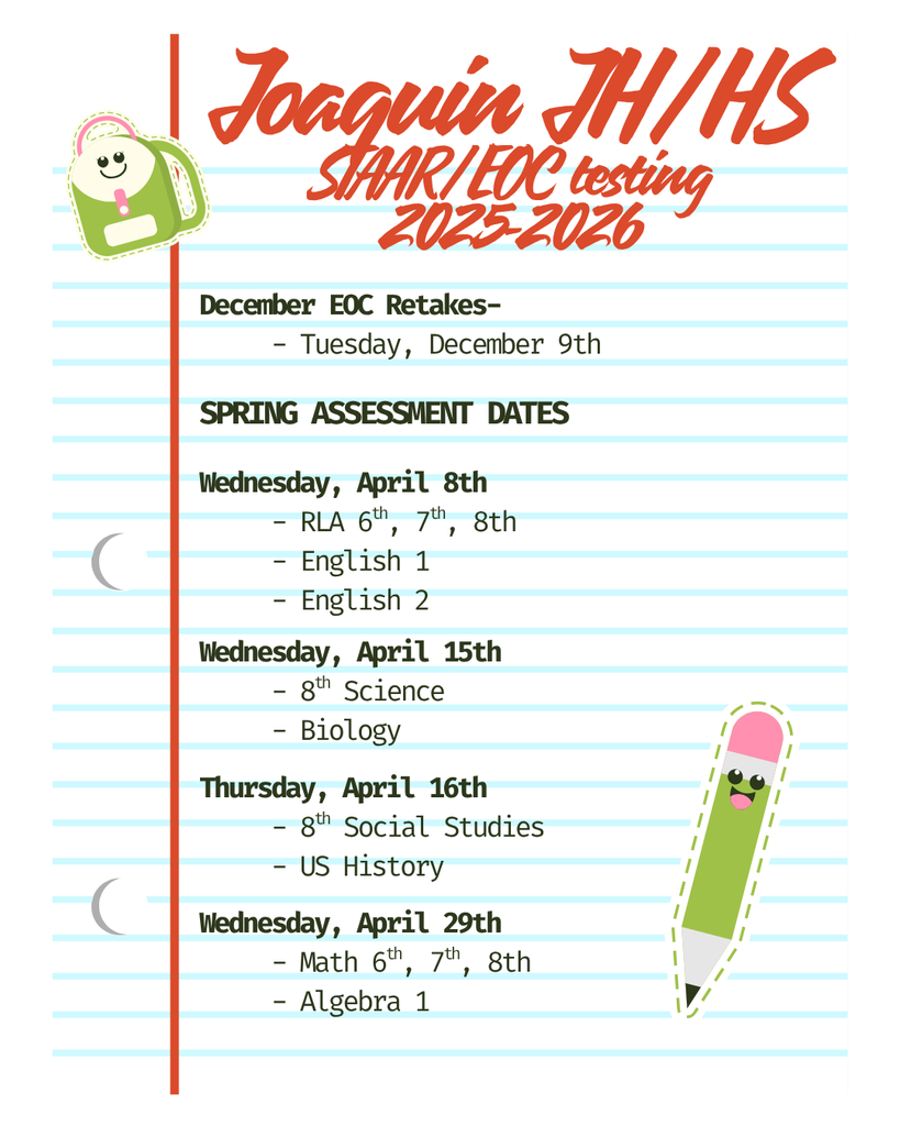 STAAR testing information