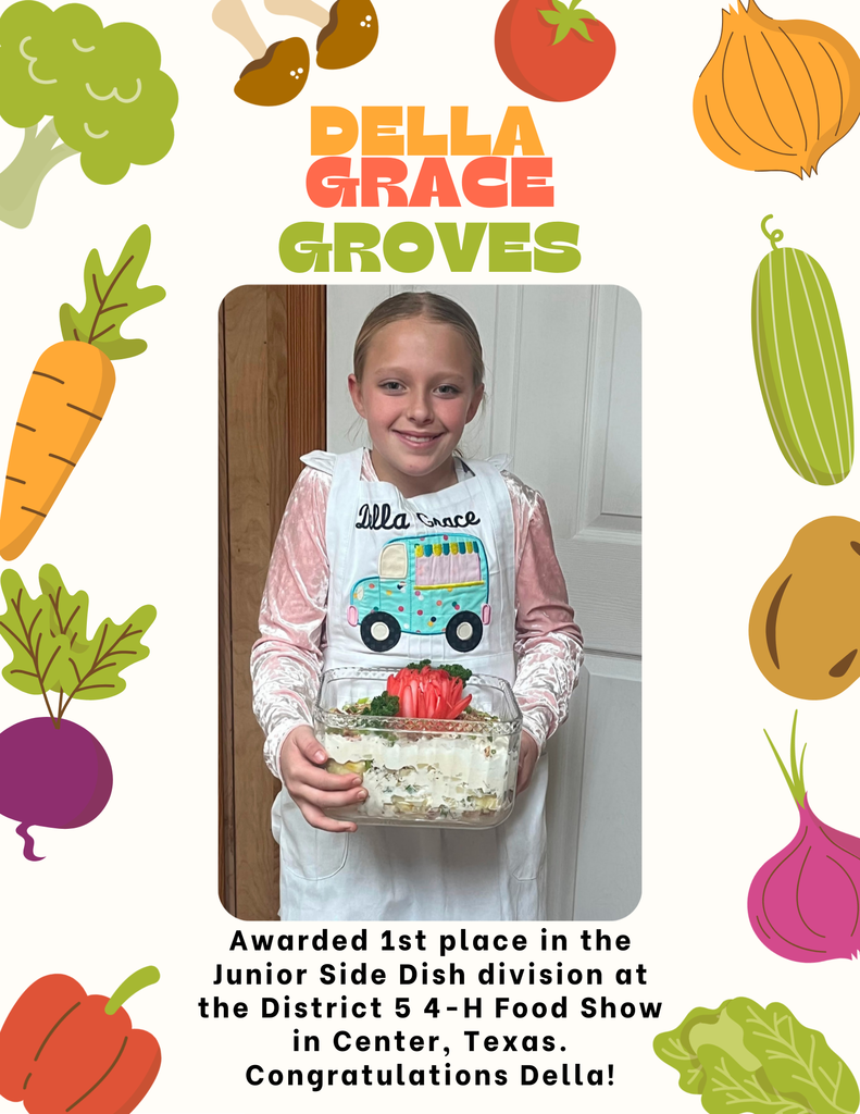 Congratulations, Della! 