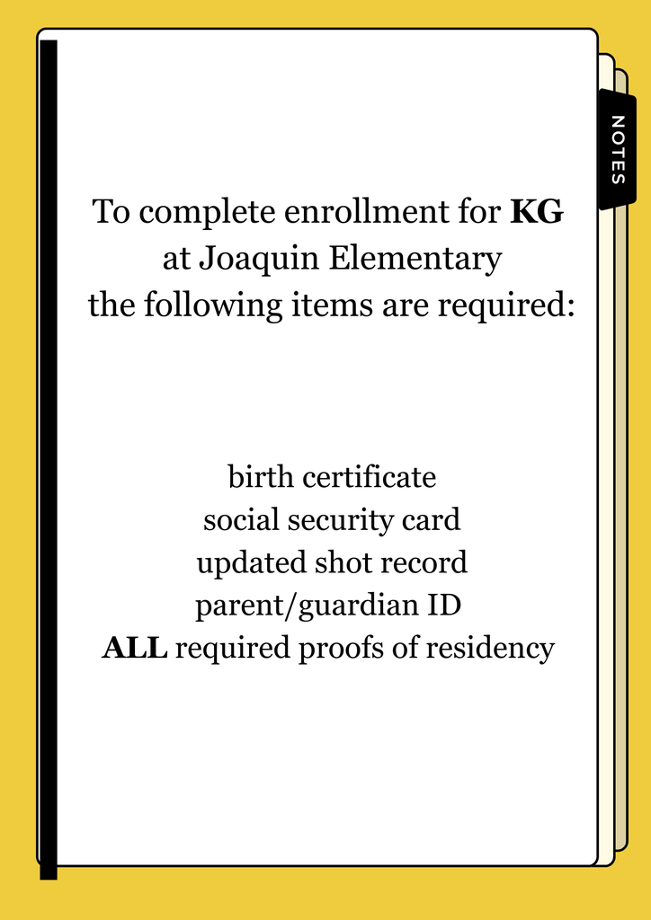 KG Round Up Information! 