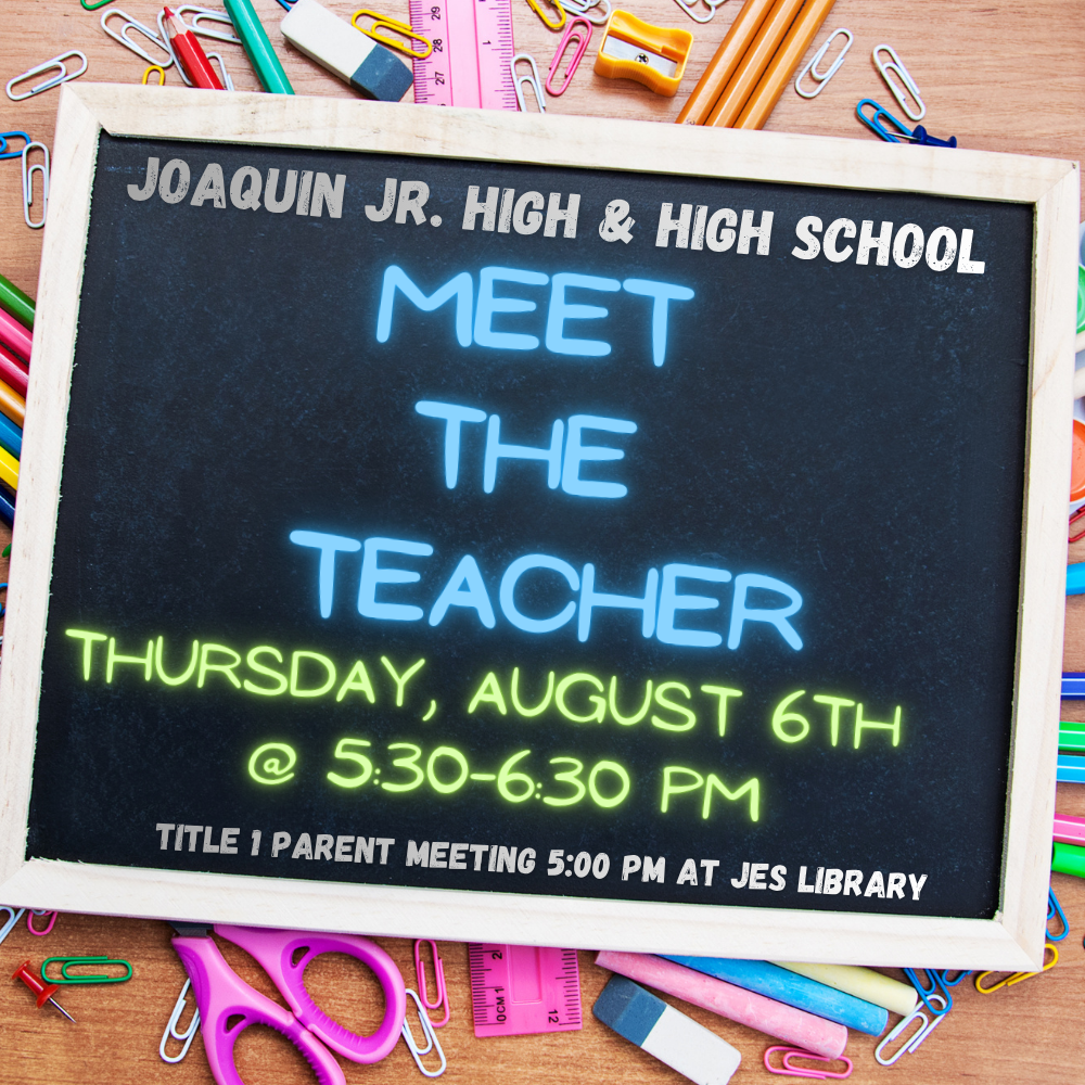 HS MEET THE TEACHER