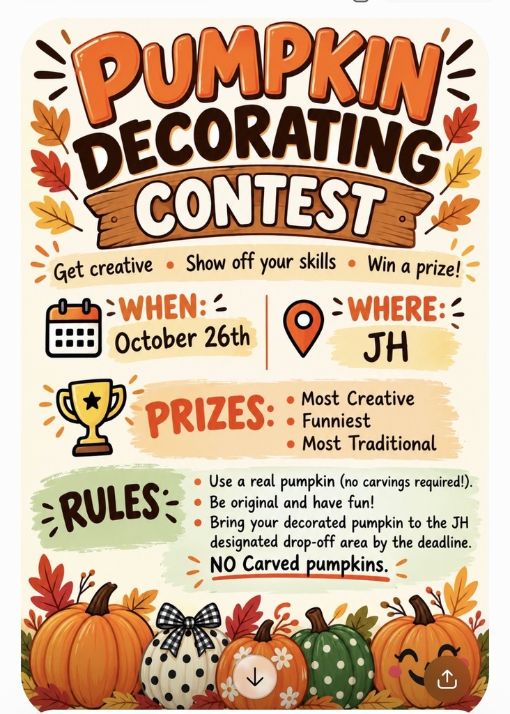Pumpkin decorating Contest