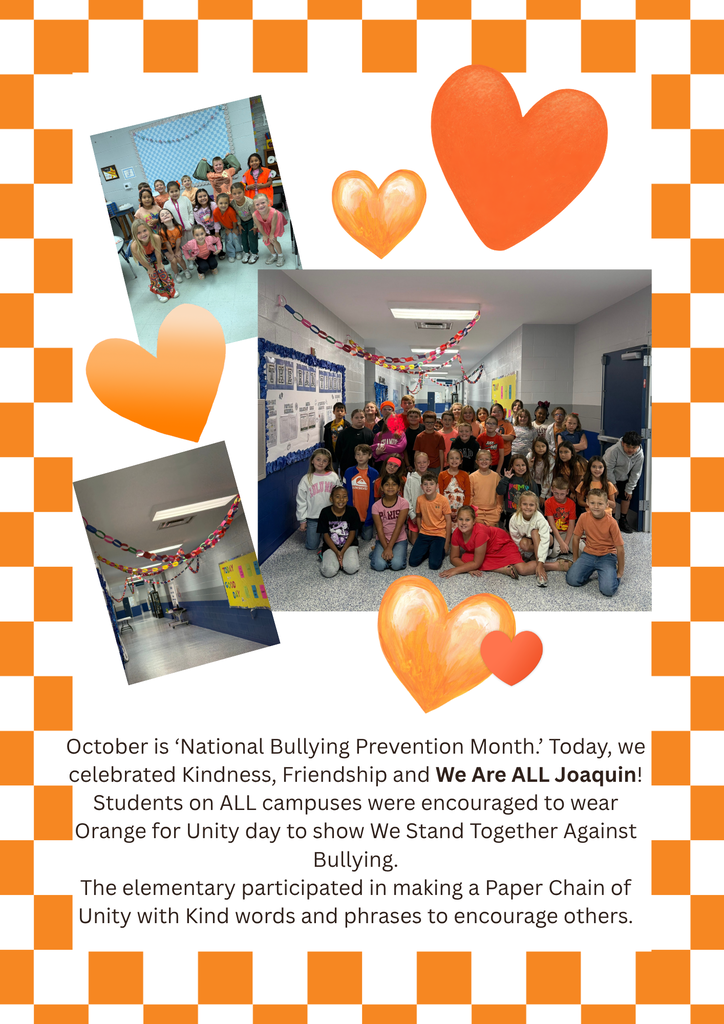 Joaquin Elementary celebrates 'National Unity Day!'