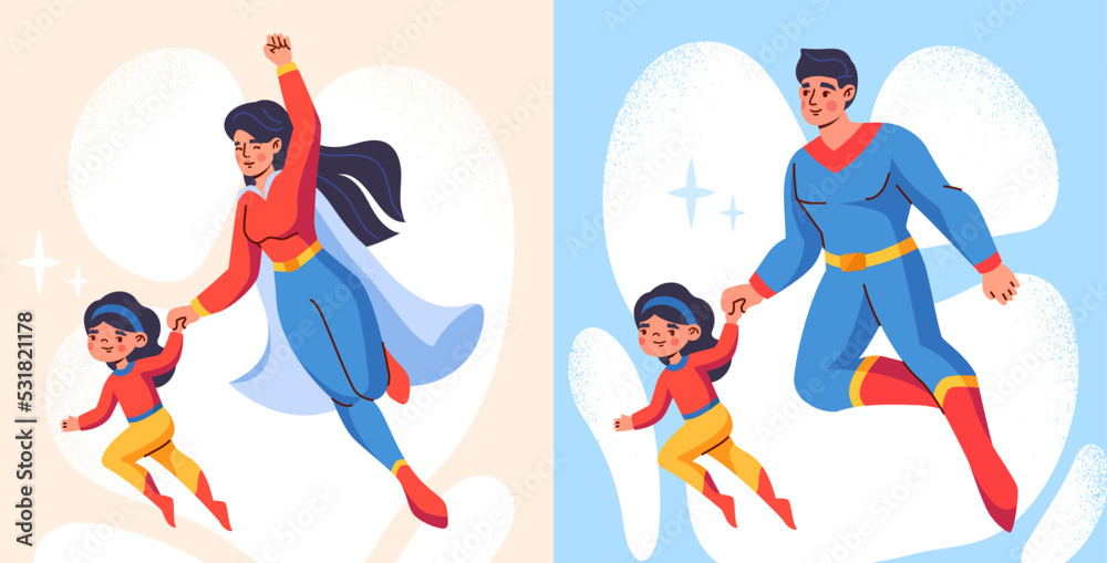 Superhero parents