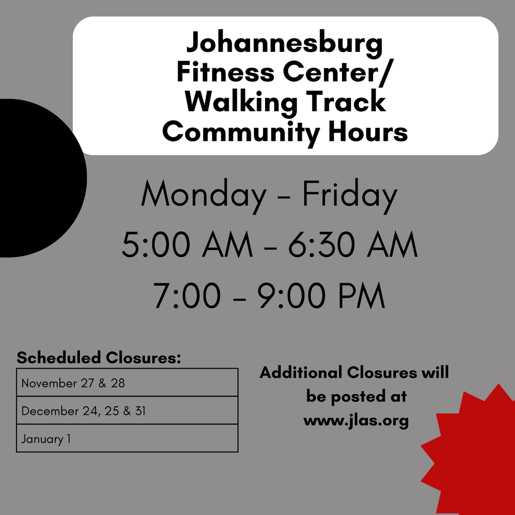 Joburg Fitness Center Hours
