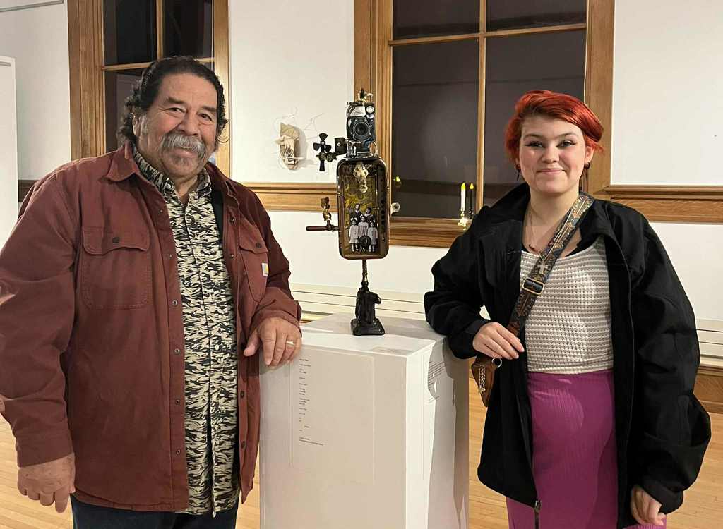 Ali Inman and artist Nat Rosales