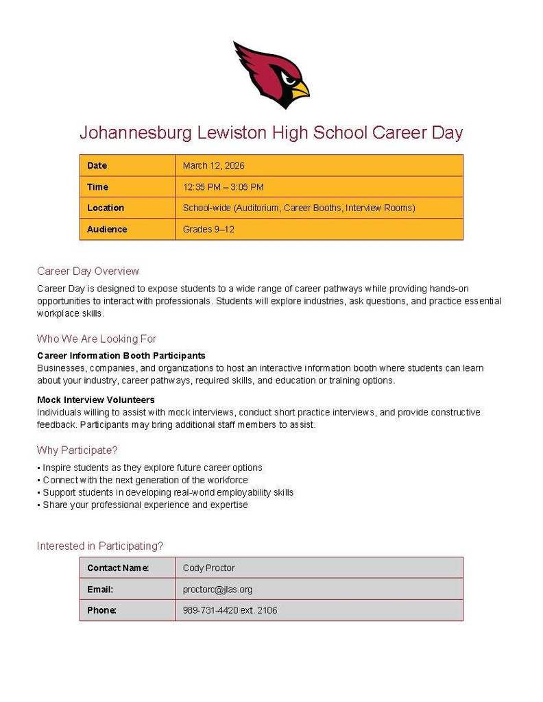 Career Day Flyer
